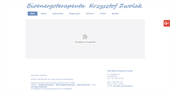Desktop Screenshot of krzysztofzwolak.pl